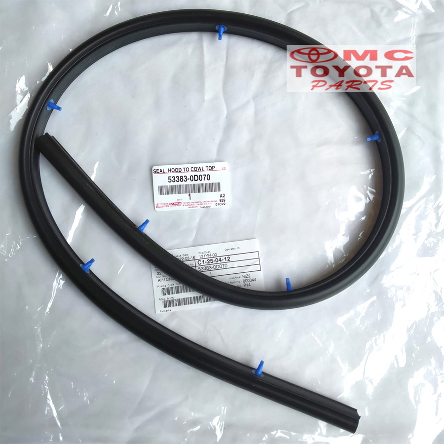 Karet Cup Kap Mesin Toyota Yaris 53383-0D070