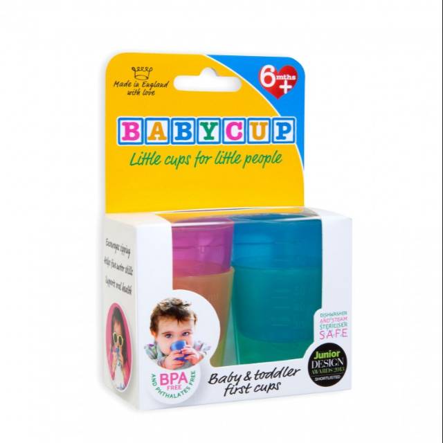 Babycup UK Baby Toddler first Cups gelas kecil cup bayi anak mini