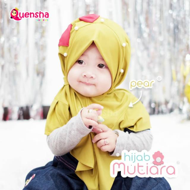 Hijab Mutiara by Quensha baby kids