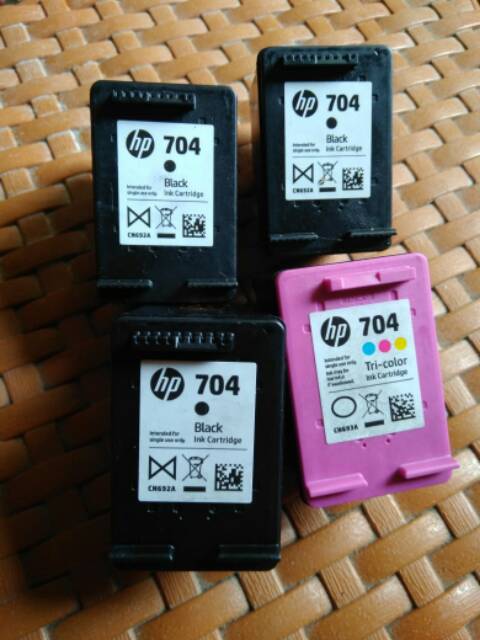 Cartridge HP 704 BLACK & COLOR Bekas Original