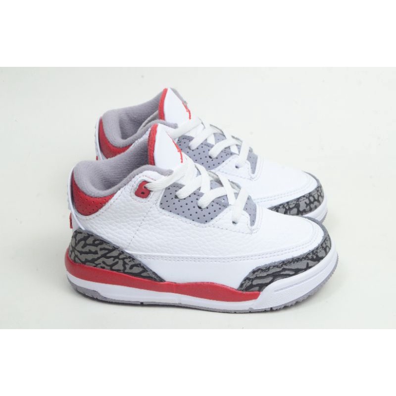jordan 3 white red