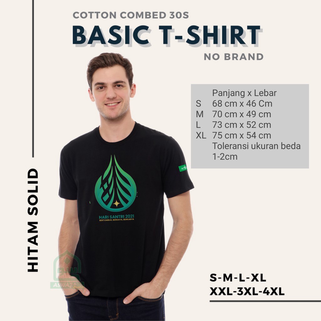 Kaos Baju Distro Kaos Hari Santri 2021 Kaos HSN 2021 Cotton Combed 30s Premium / Kaos Keren / Kaos N