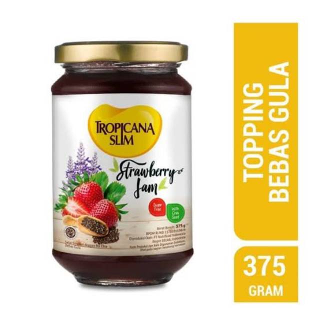 

Tropicana Slim Selai Strawberry 375gr Rendah Gula