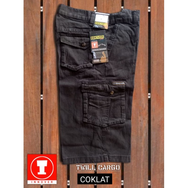 Celana Pendek Cargo Pria Size 27-38 Kimpul Gunung PDL Army Doreng Mma Distro Casual Outdoor Innover