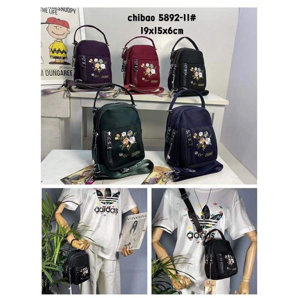 Tas Slempang Wanita tas Slempang mini Chibao 5892-11 Motif Bunga  CHIBAO TERBARU BISA BAYAR DITEMPAT