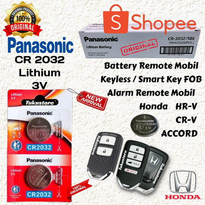 Jual Battery Honda CR-V & HRV & ACCORD Baterai Remote Mobil Honda CR-V