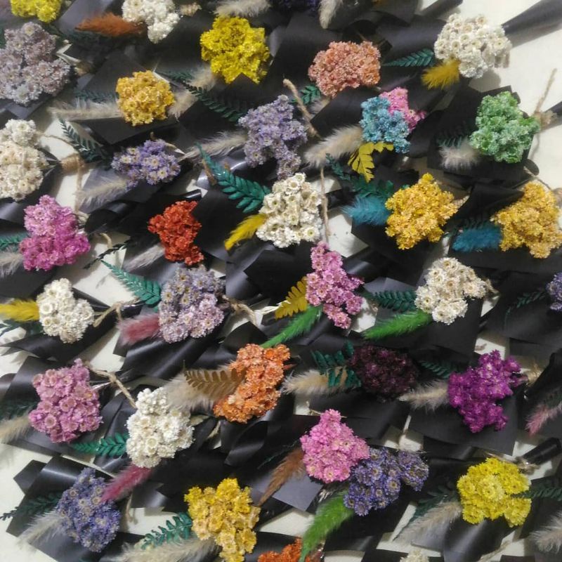 MINI BOUQUET BUKET RUSTIK AESTHETIC DRIED FLOWER MURAH