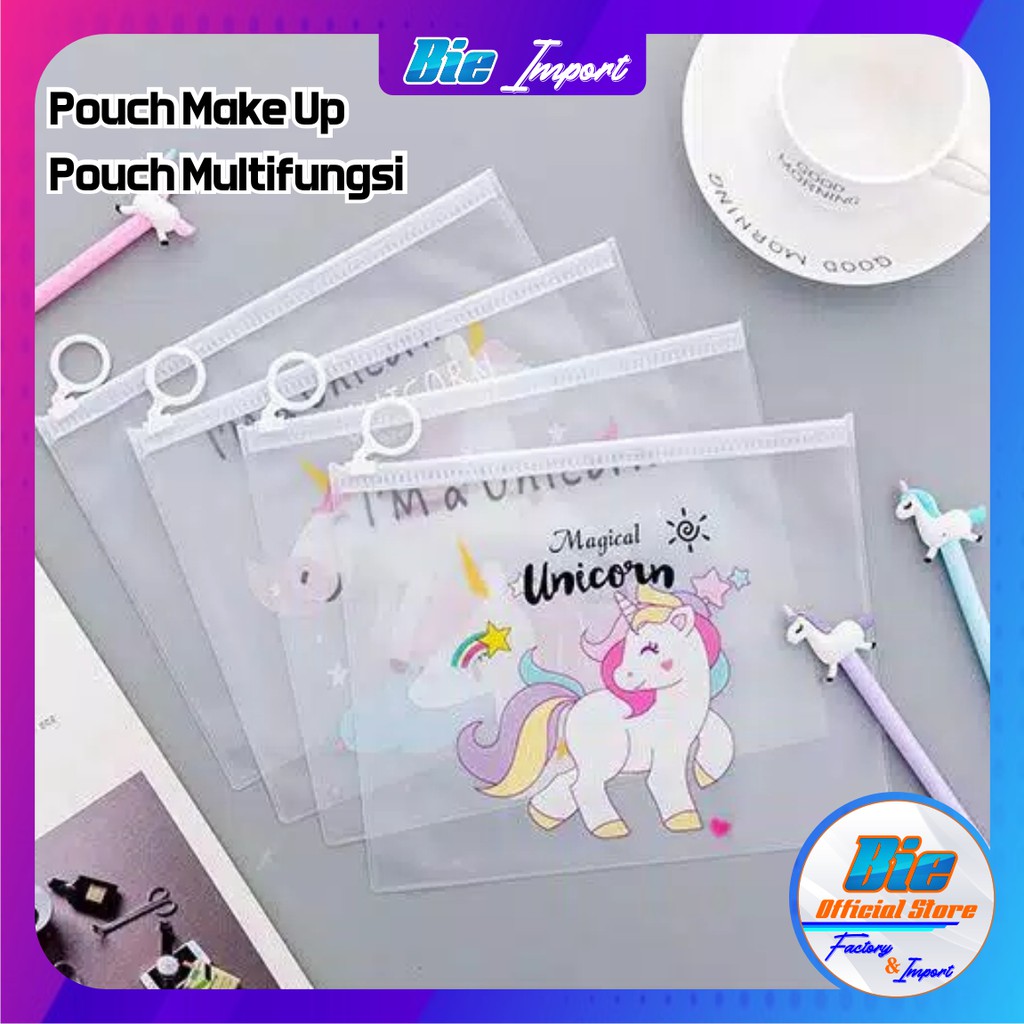 Pouch Make Up / Pouch Travel / Tas Kosmetik / Tempat pensil