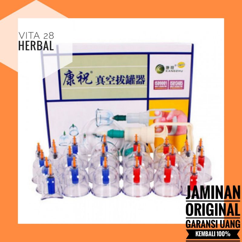 ALAT BEKAM KANGZHU ISI 24 /ALAT KOP KANG ZHU ISI 24 CUP ORIGINAL