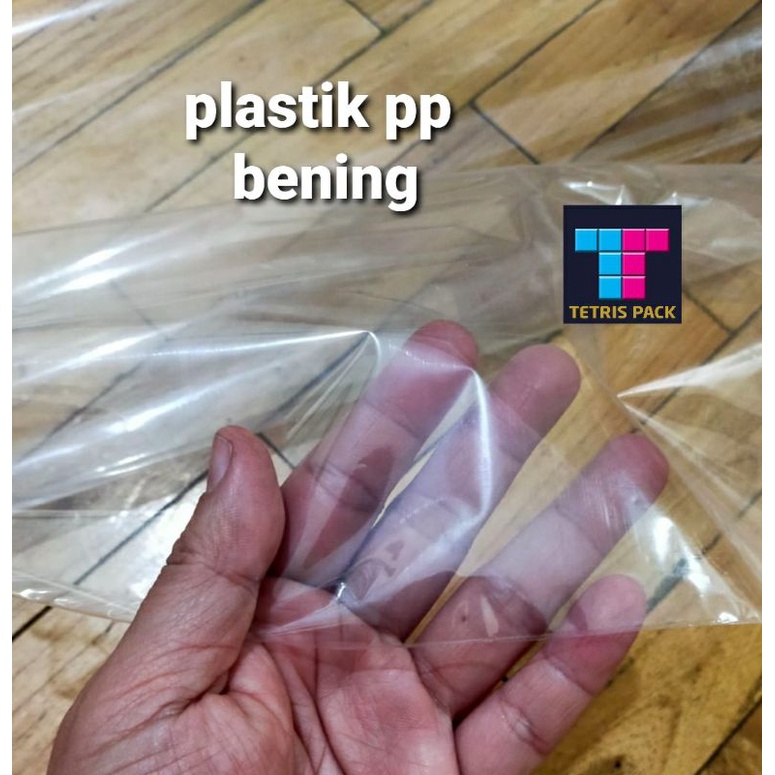 plastik roll bening ukuran 25 sampai 60 cm