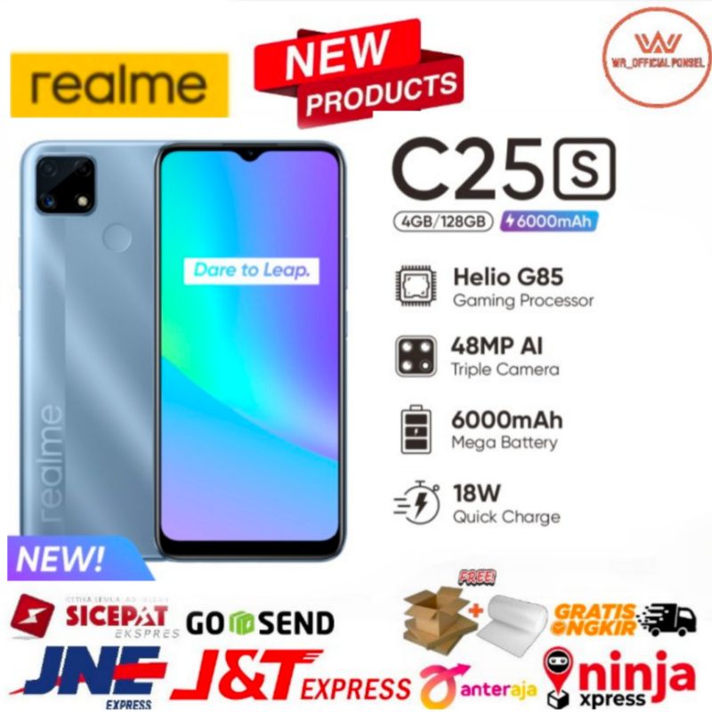 Realme C25S Ram 4/128GB [6000mah,HelioG85]