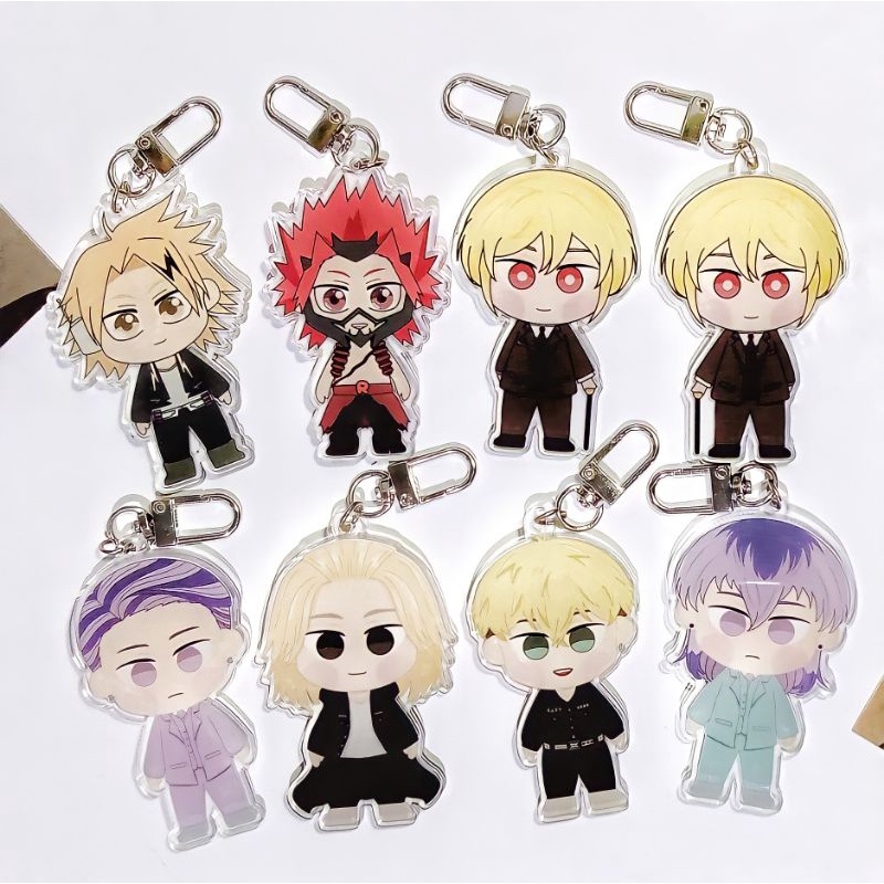 [DEFECT] Anime Keychain (BNHA, Tokyo Revengers, Moriarty the Patriot)