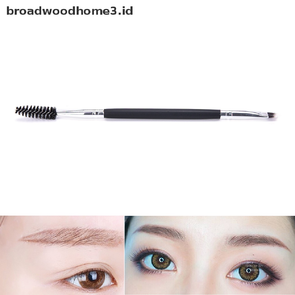 1 Pack Makeup Tool Handle Dual Brow Brush Hot Double Eyebrow Brush EyeBrow Penci