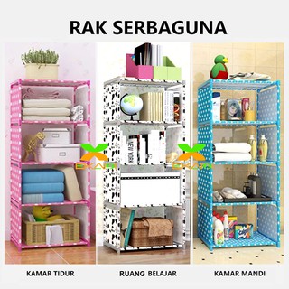  Rak  serbaguna  rak  buku portable lemari multi fungsi  sepatu 