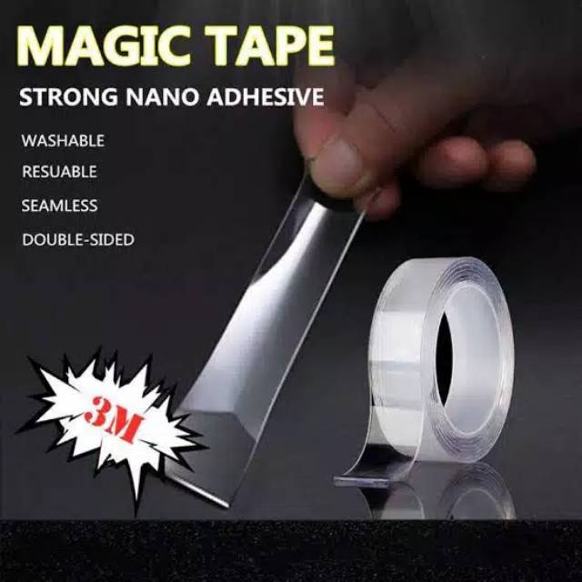 

Double Tape Isolasi Selotip Nano Magic