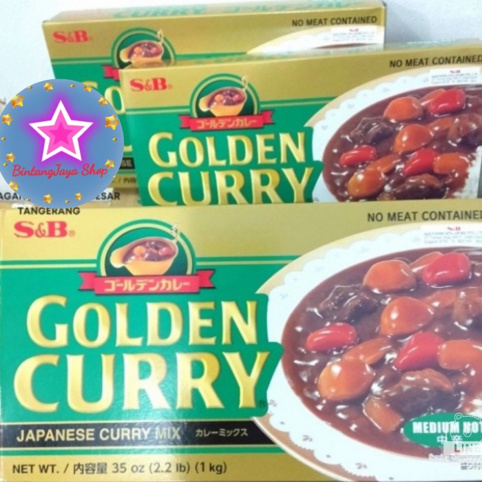 

SB Golden Curry Medium Hot 1 Kg Japanese Kari Jepang Import 1 Kg