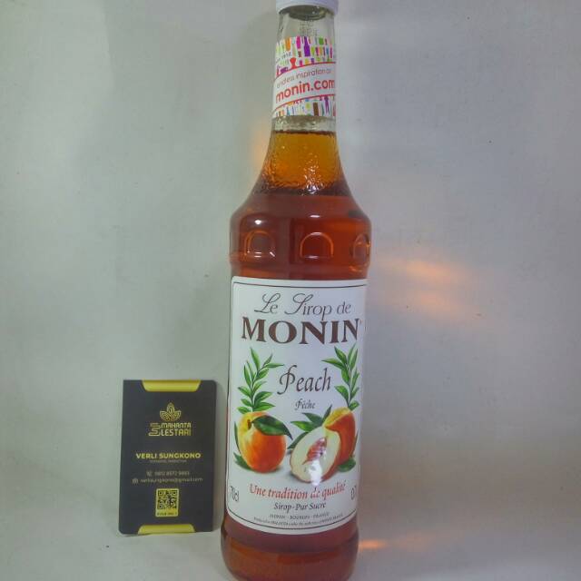 

MONIN SYRUP PEACH PROMO