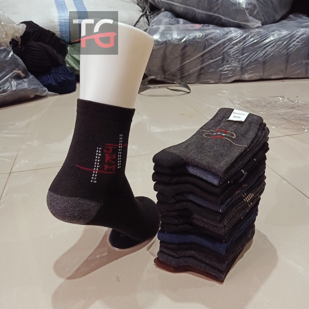 Harga selusin/12 pasang | KAOS KAKI CASUAL PRIA KANTOR UK SEBETIS DAN 3/4 | Kaos kaki kerja | SANTAI | JALAN JALAN