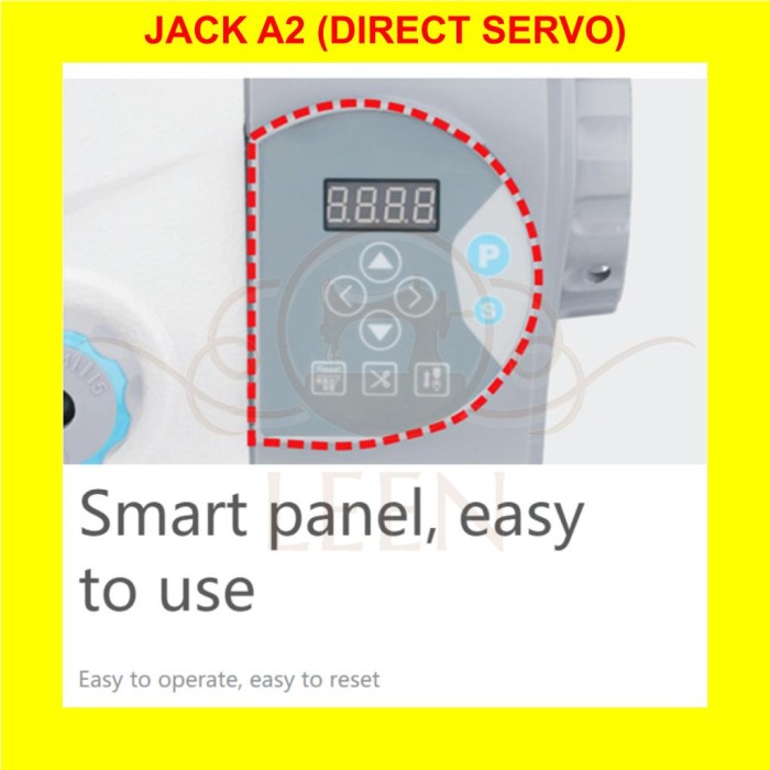 Mesin Jahit Direct Servo Jack A2 A 2 Highspeed Potong Benang Auto LEEN