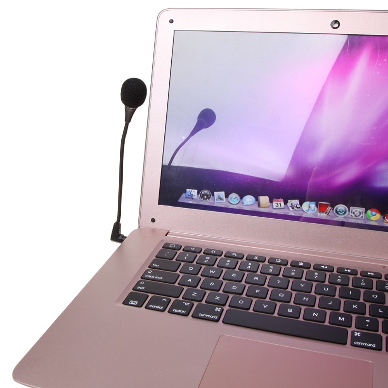 Cre Mikrofon Flexible Noise Canceling Mini Dengan Jack 3.5mm Untuk Pc / Laptop / Notebook