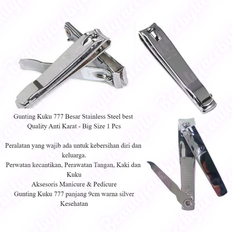 Gunting Kuku 777 Stainless Steel