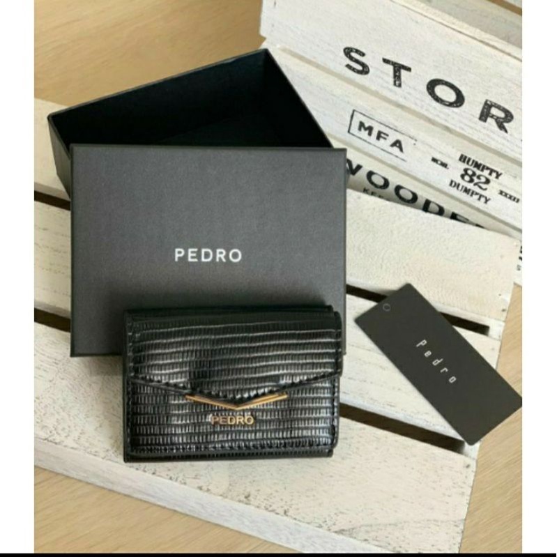 PROMO DOMPET MINI WALLET PEDRO PDR070  PREMIUM IMPORT
