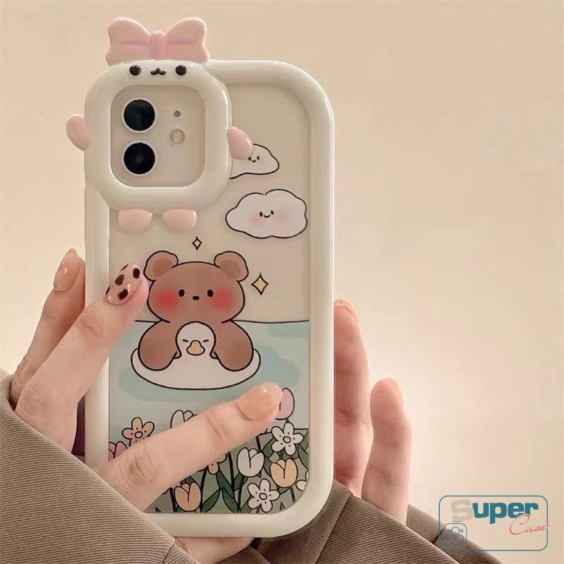 Soft Case Desain Monster Bear Untuk Vivo Y16 Y21 Y35 Y22 Y15s Y15A Y12 Y20 Y15 Y21S Y51 Y11 Y31 Y33S Y53s Y20s Y12i Y17 Y12s Y30 Y51A Y21T Y50 V23 V23E Y55 Y91 Y91C T1 Y75