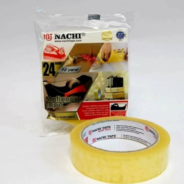 

Nachi selotip yellow 24mm X 72yard (1pc)