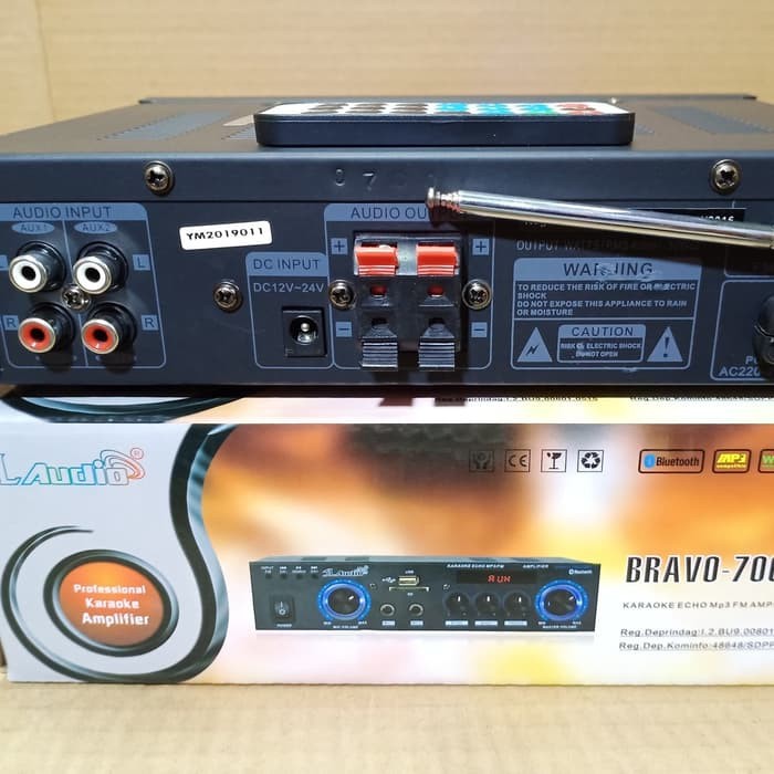 AMPLI MINI SL AUDIO BRAVO 700 10BT KARAUKE AMPLIFIER