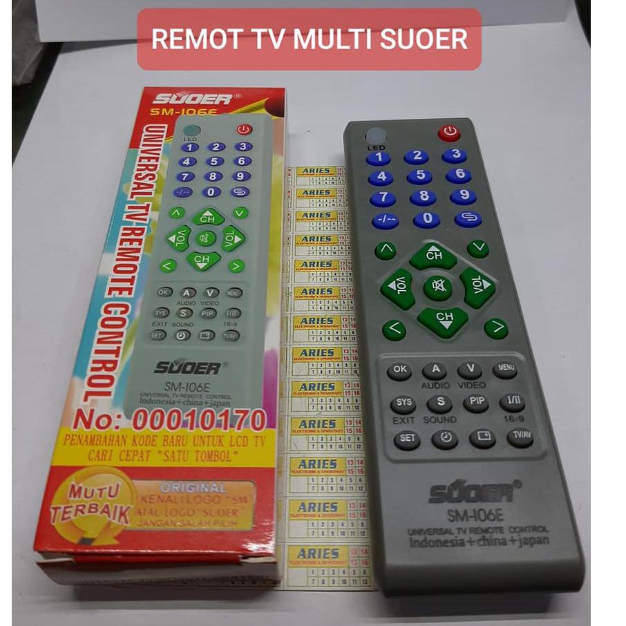 REMOT TV MULTI SUOER SM 106 E - POS.01Jl22ᴴ