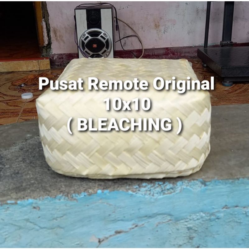 BLEACHING BESEK BAMBU PUTIH BERSIH 10x10 HAMPERS SOKASE 10cm x 10cm