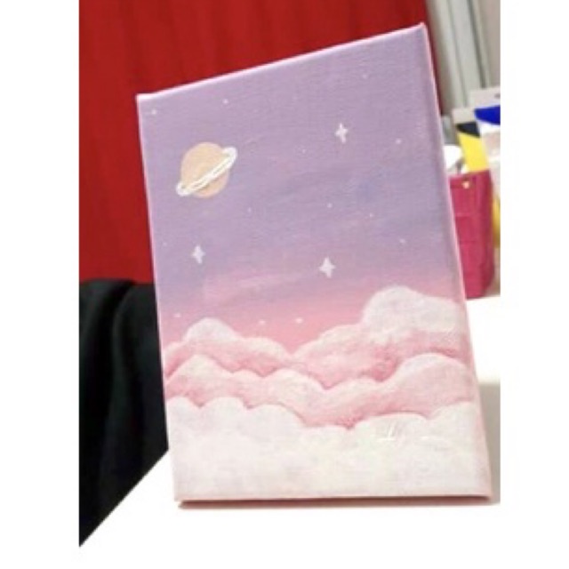 Lukisan Dinding Kanvas Aesthetic - Custom Lukisan Dinding Kanvas - Kado Natal dan Tahun Baru - Lukis