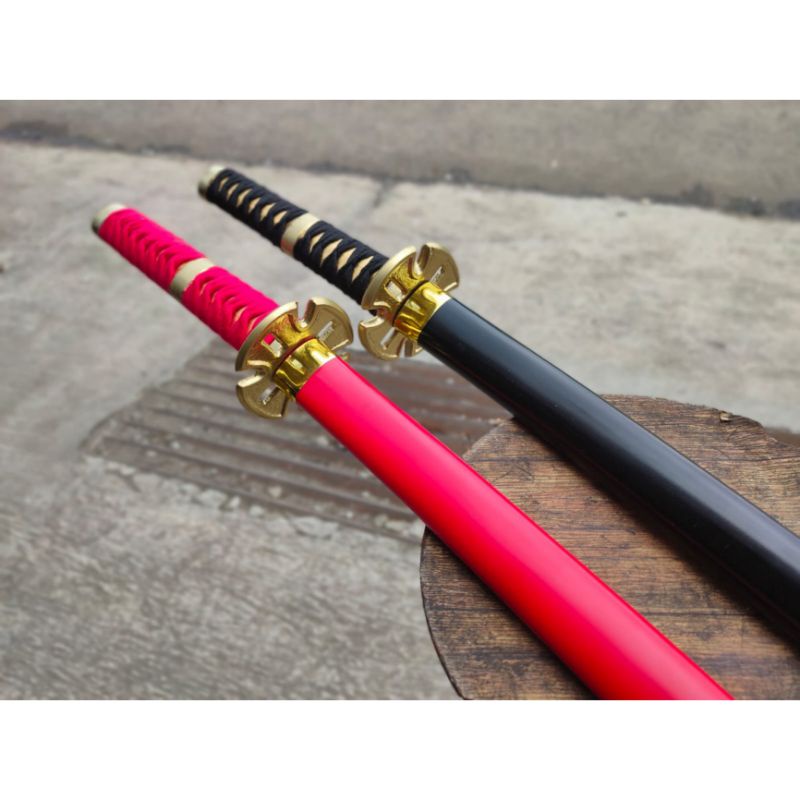 TERMURAH COSPLAY ANIME!!! Katana sandaikitetsu cosplay anime onepiece samurai roroana ZORO