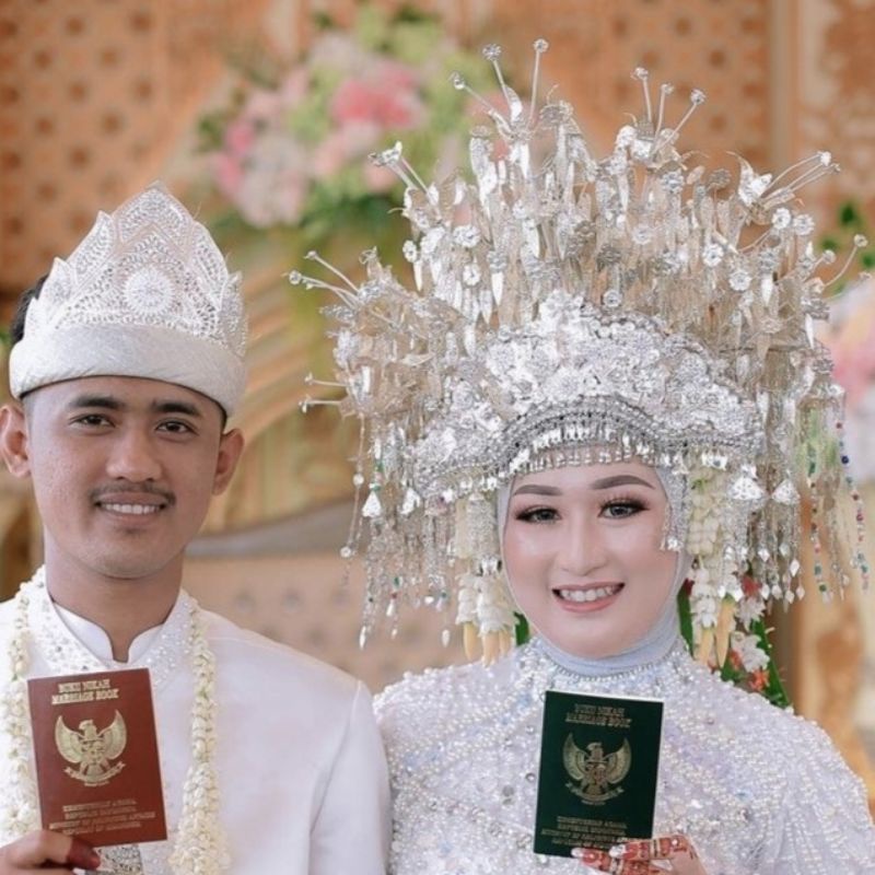 set mahkota silver super Quality