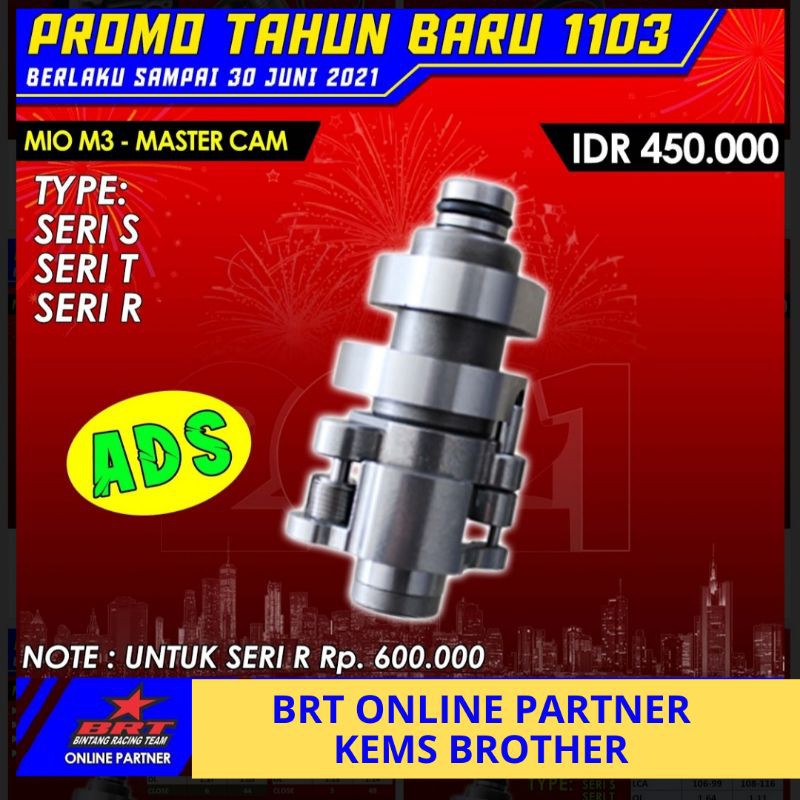 Noken As / Master Cam Original BRT Seri S T R MIO M3 ADS