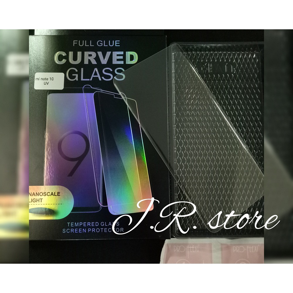 Tempered glass UV Full Glue XIAOMI Mi NOTE 10/10 PRO