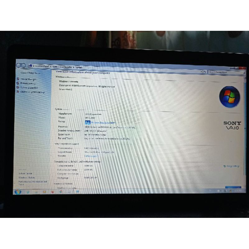 LAPTOP SONY VAIO