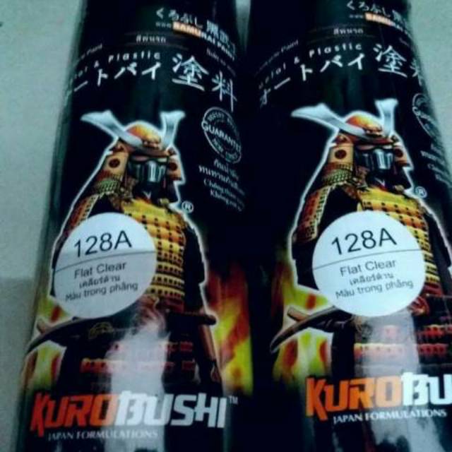 READY STOCK Pernis Clear doff samurai 128A - samurai paint flat clear 128A