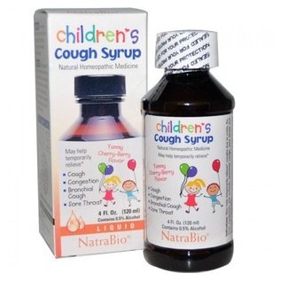 NatraBio, Children's Cough Syrup, Yummy Cherry-Berry Flavor (120 ml)