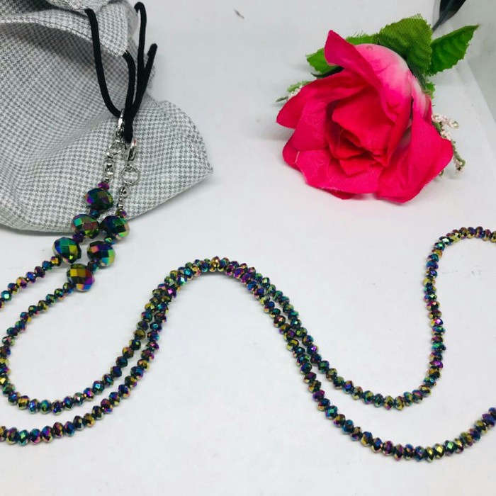 

Limited Gantungan Lanyard Strap Kalung Tali Masker Kristal Ceko Bagus