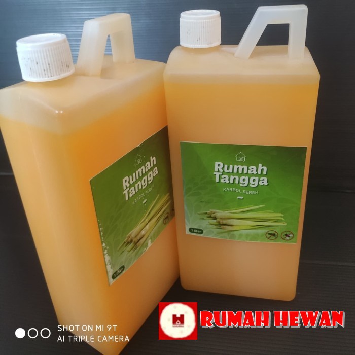 Karbol Sereh Rumah Tangga Wangi Kemasan 1 L 1L | Pembersih Lantai Wangi