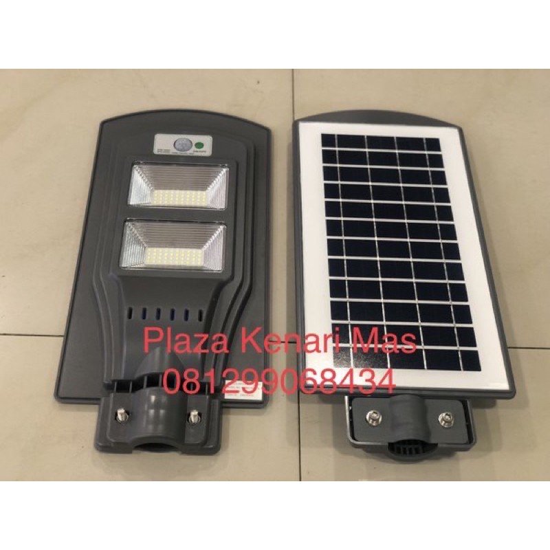 lampu jalan pju led solar panel 40 watt 40w 40watt lampu PJU all in one surya panel 40w