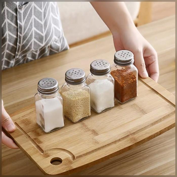 

Botol Bumbu Tabur Lada Gula Garam Kaca Stainless Kualitas Terjamin