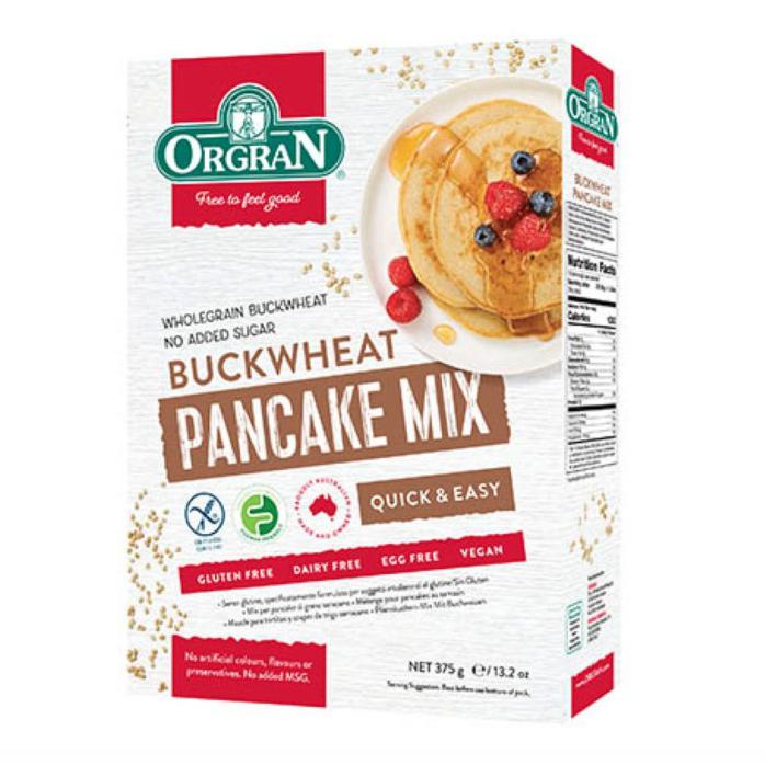

ORGRAN GLUTEN FREE BUCKWHEAT PANCAKE MIX 375GR