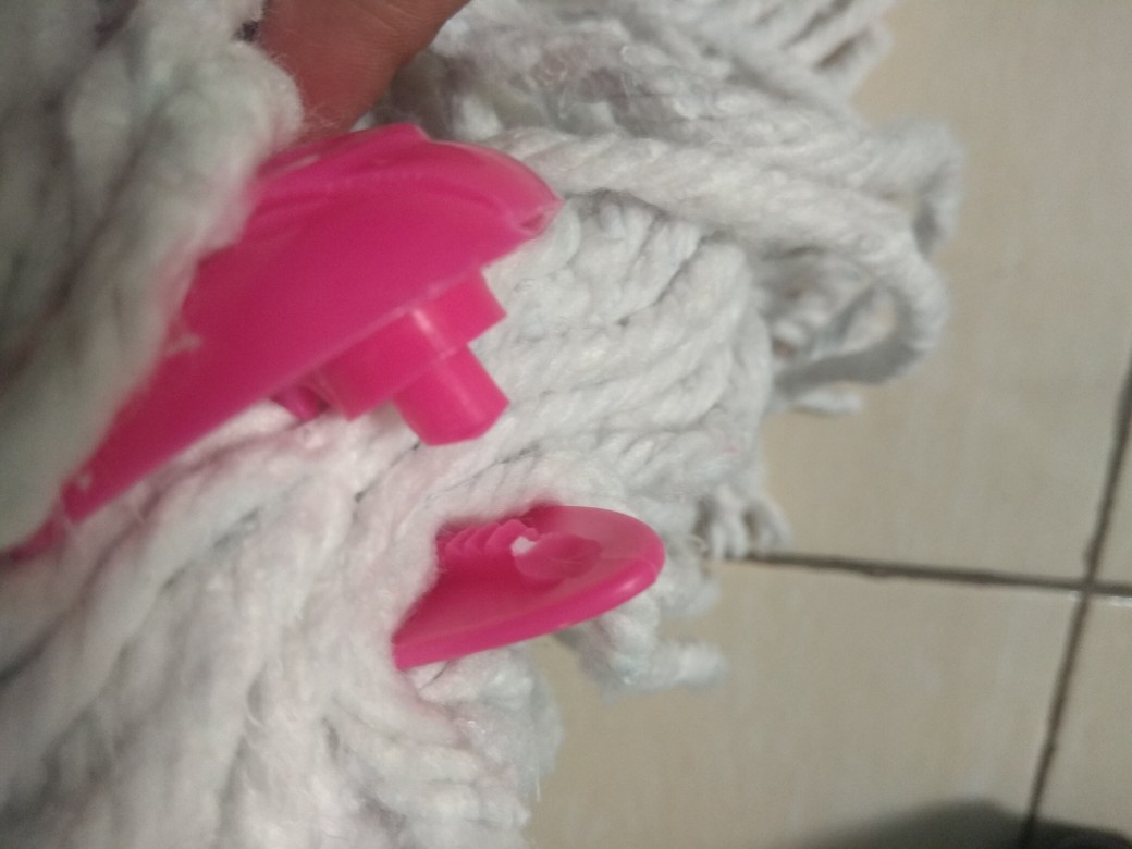 Hawaii Pel Lantai + Gagang / Oval Cotton Mop + Metal Handle