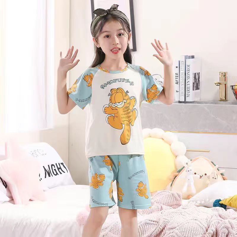 Setelan Kaos Anak/Kaos Setelan Unisex Anak/Piyama Anak import Motif Kartun