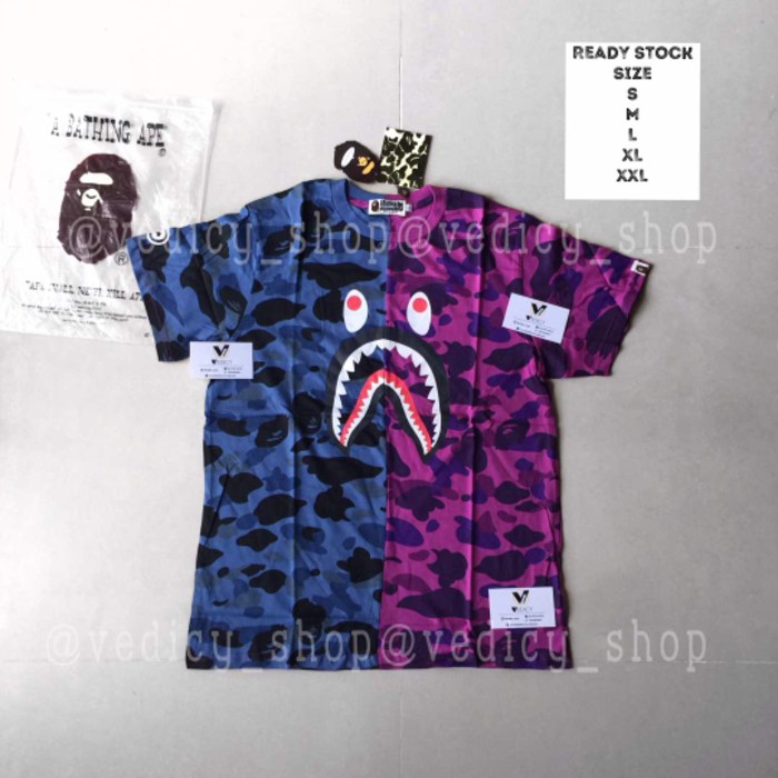 baju bape shark original