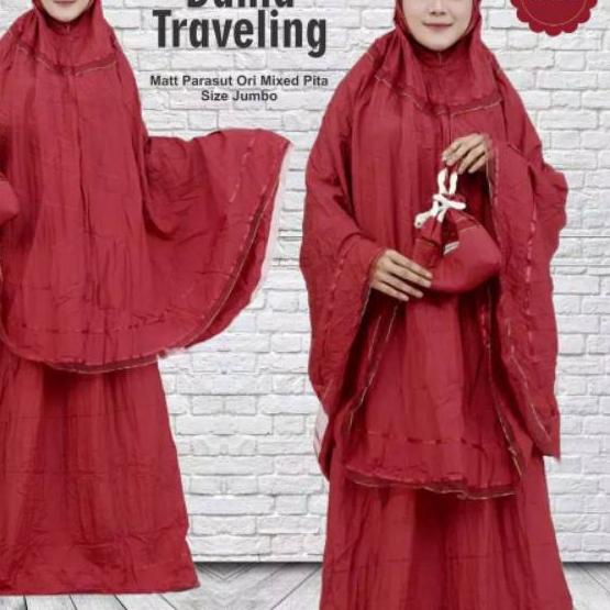MUKENA PARASUT LOUFIE JUMBO || MUKENA TRAVELING LOUFIE