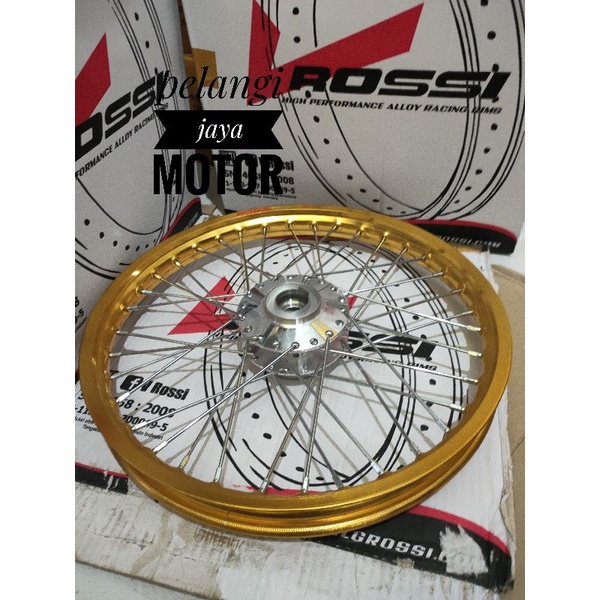 Velg Rossi Paket Depan Motor Vega Rr - Fizr - Jupiter lama - Force - Vega New - Paket Velg Tromol Ja