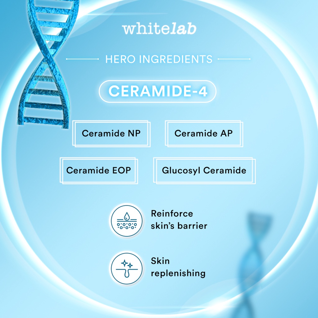 ❤️ Cloudy ❤️ WHITELAB Real Barrier Booster Serum - Serum Kulit Kering Perkuat Skin Barrier Dengan Niacinamide, Ceramide &amp; Hyaluronic